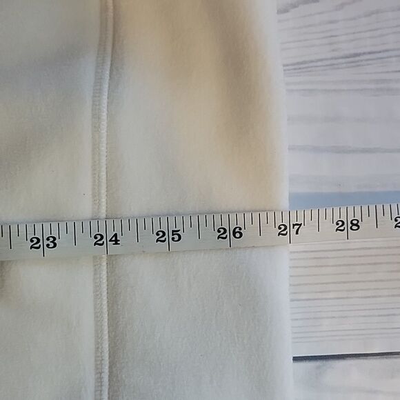 DKNY sport full zip fleece jacket in cloud white Women's Size 1X - Picture 14 of 14